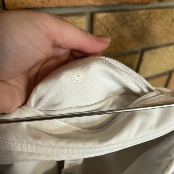 Lululemon Pace Rival Skirt (Regular) No Panels Eternal Wave White Size 4 - Picture 10 of 11